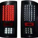 All-in-one LED Tail Light for Dodge Ram 15002009-2018,Ram 1500 Classic 2019,Ram 2500 & 35002010-2018, [only fit Factory Halogen Model], Upgraded VersionRear Taillight Assembly.