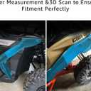 Maverick X3 Fender Flare Extensions, A & UTV PRO Extended Mud Fender Flares Front & Rear for 2017-2024 2025 Can Am Maverick X3 & X3 Max RS Turbo R RR 2 & 4 Doors Accessories Replace # 715002973