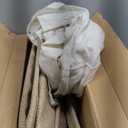 SONGMICS HOME Laundry Hamper with 4 Section, 180 L Large Rolling Laundry Basket with Wheels, Rattan Clothes Basket with Lid, Removable Liner with Handles, Natural Beige and Matte White ULCB603N01