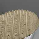 Shupua Boots for Women Winter Combat Boots Womens Ankle Boot Shoes Warm Snow Booties Hiking Sneakers with Zipper (7, Beige)