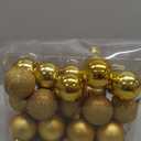 24ct 2.36 Inch Christmas Balls Ornaments for Xmas Christmas Tree - Shatterproof Christmas Tree Decor Hanging Ball for Holiday Wedding Party Decoration (Gold 60mm)