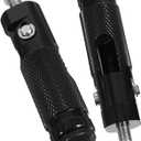 Unomor 2pcs Motorcycle Foot Pegs Cnc Front Footrest for Comfortable Riding Compatible Motorbike Models Stylish Design
