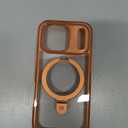 CASEKOO Official Cosmic Orange Smooth for iPhone 17 Pro Case with Ultra Magnetic Stand, Fit for MagSafe, 17FT Military Grade Protection, Transparent Slim Cover for iPhone 17 Pro 6.3'', Orange