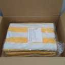 Cabana Yellow Stripe Towel - 3 Pack - 100% Ring Spun Cotton - Oversized Pool & Beach Towels, 30 x 60 Inches, for Men, Women & Kids  Highly Absorbent & Lightweight (Yellow)