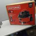 CRAFTSMAN CMXEVBE17040 4 Gallon 5.0 Peak HP Wet Dry Vac, Portable Shop Vacuum Wet and Dry with Filter, Hose and Attachments for Home and Automotive Cleaning