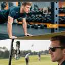Gym Magnetic Phone HolderStrong Magnets- 360 Adjustable Magnetic Phone Mount, Phone Holder Gym Accessories for Men Women Compatible with All Smartphones 4.7-7"