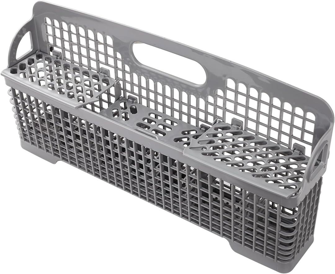 Universal Dishwasher Cutlery Basket Replacement WP8562043 Dishwasher Utensil Silverware Basket, Compatible with Part No. 8531233, WP8562043