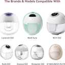 8PCS Duckbill Valves Compatible with eufy E10 E20 S1 S1 Pro MomMed S21,S32 Breast Pump Replacement Pump Parts Accessories (8pcV)