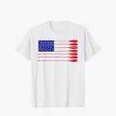 USA Flag Rowing Oars Paddle Funny Coxswain Sculling Novelty Women Men T-Shirt, White 