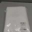 RYB HOME White Curtains Sheer - Linen Texture Sheer Window Covering, Light & Airy Translucent Panels for Bedroom Living Room Patio Glass Door, 52 inch Width x 95 inch Length, Set of 2