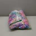 Rainbow Bed Canopy for Girls, Sheer Twin Canopy Bed Curtains with Lights, Princess Canopy Scarf for Girls Bed Room Decor (2 Panel)