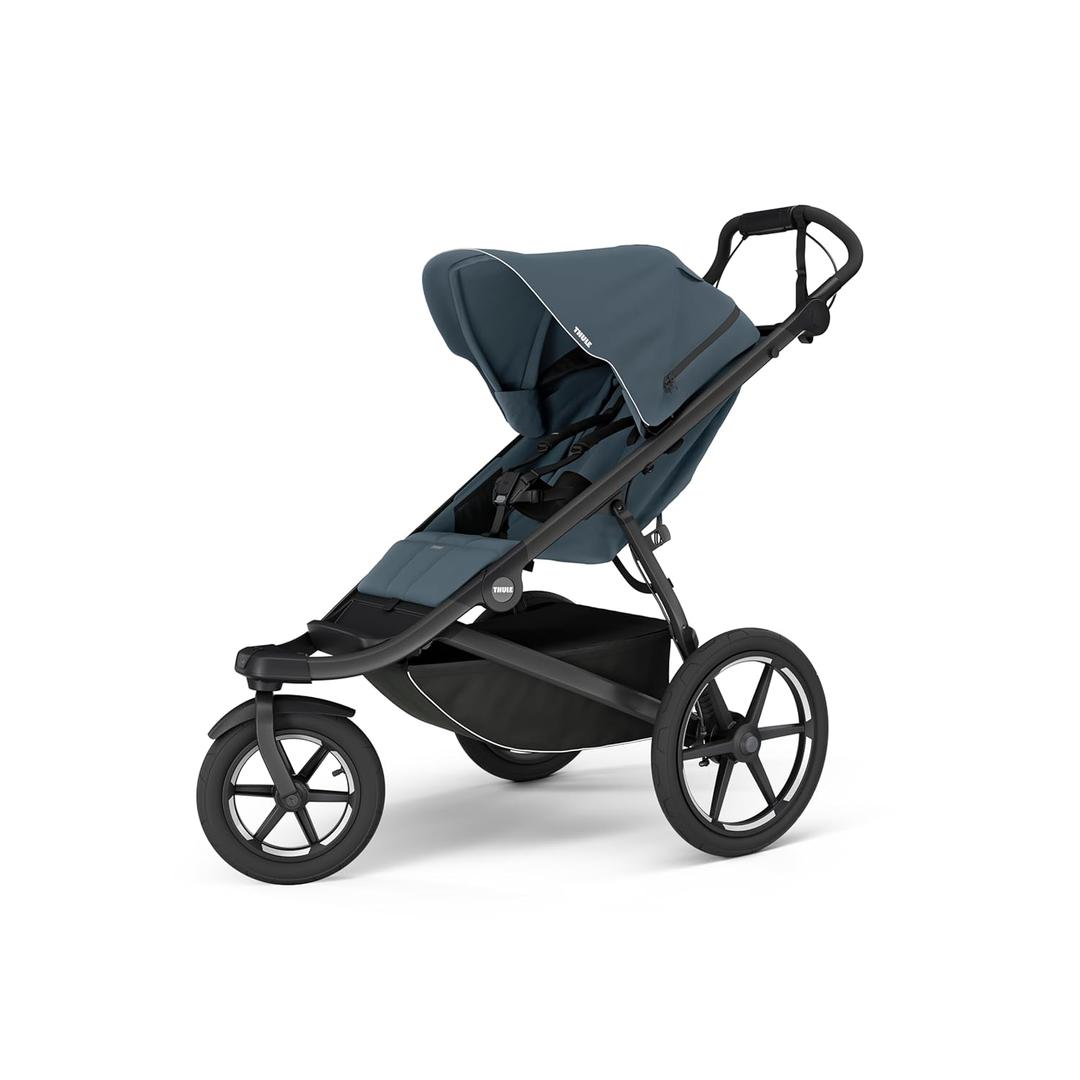 Thule Urban Glide 3 Single Child All-Terrain Stroller, Full-Suspension System, Air-Filled Tires, Upright seat with Adjustable Recline and Built-in legrest | jogging-strollers