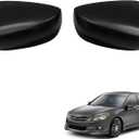 munirater 2Pcs Front Driver Side and Passenger Side Rearview Mirror Cover Cap Replacement for 2008-2012 Accord