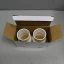 2 Pcs 2-1/2" x 2" PVC DWV Reducer Coupling Adapter (Socket x Socket) Schedule 40 Slip Reducing Coupling Pipe Fittings for Home Sewer Plumbing