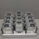 24-Piece Small Glass Food Storage Containers with Lids Airtight, 1.5 Cup Meal Prep Containers Set, Microwave&Dishwasher Safe, Leak-Proof, BPA-Free, Grey