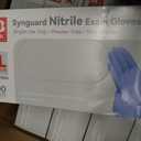 Basic Medical Blue Nitrile Exam Gloves - Latex-Free & Powder-Free - NGPF 7004 (Case of 1,000), Xtra Large