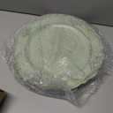 Spsyrine Antique Light Green Charger Plates Set of 6, 13" Plate Chargers for Dinner Plates, Wedding, Banquets, Party