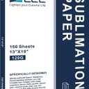 LCL Sublimation Paper Heat Transfer 150 Sheets 13 x 19 Inches Super Size Compatible with Inkjet Printer 120gsm