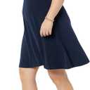 Amazon Essentials Women's Gathered Short Sleeve Crew Neck A-line Dress (Available in Plus Size)