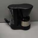 Cuisinart 5-Cup Coffee Maker with Stainless Steel Carafe, Coffee Machine with Removable Water Reservoir, Charcoal Water Filter, 30-Minute Keep Warm, and Brew Pause, DCC-5570NAS, Stainless Steel