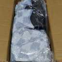 Joydeco Cloud Dog Bed for Small Dogs & Cats, Washable Pet Bed with Orthopedic Foam and Removable Checkered Plush Pad, Non-Slip Bottom for Indoor Puppies and Kittens, 27x24 Inch, Light Blue