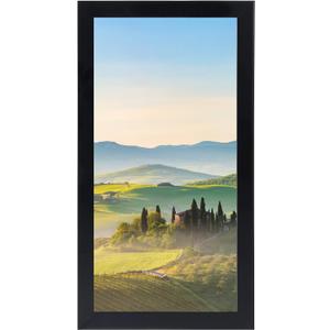 HUKONHEP 11x20 Black Picture Frames, Photos Frame with Plexiglass, Wall Gallery Photo Frames, Horizontal and Vertical for Wall Mounting, Home Office Decoration