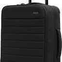 Away Softside Carry-On Suitcase, 22 Inch Lightweight, Expandable High-Strength Nylon Luggage With Spinner Wheels, Meets Requirements for Most Major Airlines, Jet Black