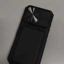 SSLOTSCASE for iPhone 17 Pro Case with Card Holder & Kickstand & Slide Camera Lens Cover & Camera Stand & Wallet, Military-Grade Heavy Duty Rugged Phone Case Cover for iPhone 17 Pro 6.3'' 2025, Black