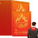 Body Warmers-XL Disposable Air Activated Heat Patches 3.7 * 5",Long Lasting Safe Natural Hot Warmers for Cold Weather for Feet,Back,Shoulder (12pcs)