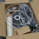 Upgraded Dimmable Floor Lamp, 1000 Lumens LED Edison Bulb Included, Arc Floor Lamps for Living Room Modern Standing Lamp with Linen Shade, Tall Lamp for Bedroom Office Dining Room- Black