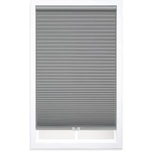 DEZ FURNISHINGS Cordless 1.5" Blackout Cellular Shade, 51.5"W x 48"H, Anchor Gray