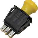 Stens PTO Switch 430-073 Compatible w/Replacement For John Deere 425, 455 G100, LX289, LT190 and LX288 lawn tractors, Sabre 2048HV garden tractor, Scotts S2554 garden tractor AM127393, AM124140 Yellow