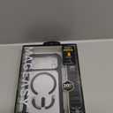 MAGEASY Compatible with iPhone 17 Pro 6.3" Case with Strap - 20ft Drop Protection Compatible with MagSafe, Leather Embedded Frame | Odyssey Strap M (Leatherette Midnight)