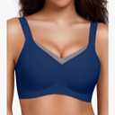 Gailife Crossover Bras for Women No Underwire Wireless Bralettes Seamless Supportive T Shirt Everyday Bras Large