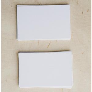 4x6" White Cards Blank (Set of 100) - Thick, Heavy Card Stock for Invitations, Greeting, Note, Thank You, Index Cards - Plain for Writing, Stamping, Printing, Art.