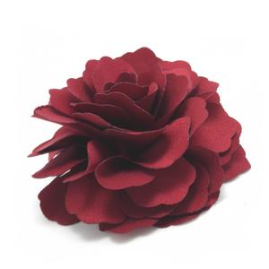 Camellias Flower Hair Clip and Brooch Pin 1 PCS(DarkRed)(A74)