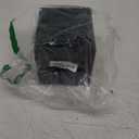 PU Leather Tissue Box Cover Square with Magnetic Closure, Modern Tissue Box Holder for Bathroom Bedroom Office Desk, Decorative Square Tissue Holder (Black)