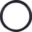 FH Group FH2022PURPLE Universal Fit 15 Inch Genuine Leather with Lace-Up Detailing Purple Steering Wheel Cover fits Most Cars, SUVs