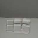 Geelin 6 Pcs Acrylic Risers Stands Display Block Clear Polished Acrylic Cube Solid Display Pedestal Stand Square for Small Jewelry Perfume Photography Collection Food Doll Wedding Christmas 3 Size