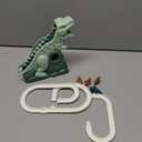 Dinosaur Chasing Race Track, Dinosaur Climbing Slide Music Toy, Electric Dinosaur Roller Coaster with Light and Music Electric Race Track Game Fun Track Slide