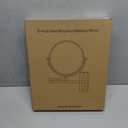 Wall Mounted Makeup Mirror - 10x Magnification 8'' Two-Sided Swivel Extendable Bathroom Mirror Nickel Finish