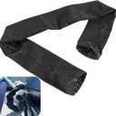 48'' Long Black Zippered Rigging Sleeve, ZRS-1-DP Casing, Trolling Motor Cable Organizer Sleeve