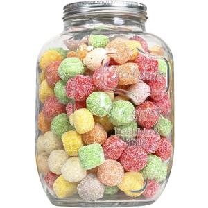 Large Capacity Mason Jar, 1 Gallon Wide Mouth Glass Cookie Jar, Food Container with Screw-on Metal Lid (1PC)