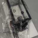 BesLowe Outdoor Wall Mount Light Fixture, Exterior Wall Lantern Waterproof, Black Outside Porch Sconce Lighting with Matte Black Finish & Glass Shade for House Garage Doorway Patio, E26 Socket (12.8" (1-Pack))