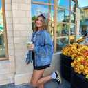 Mouse Ears Headbands for Women Blue Bow Mouse ear Headband Sequin Hairbands Birthdays Party Hair Accessories