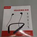 OTC Hearing Aids for Seniors, 55dB Gain Hearing Aids with Bluetooth Rechargeable 30H Battery Life, AI Smart Noise Cancellation, Neckband Earphone Design Lightweight & Comfortable Wear