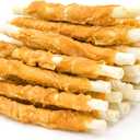 Jungle Calling Dog Treats, Chicken Wrapped Rawhide Sticks for Dogs, Grain-Free Natural Small Dogs Training Treats, Edible Pet Chew Snacks,10.6 oz, About 25 Count, BBD: 03/08/2027