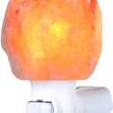 Betus Natural Crystal Himalayan Salt Wall Lamp - Air Purifying Night Light - 360 Rotatable Plug 7W Bulb - Natural