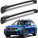 350 LBS Roof Rack Cross Bars Fit for BMW X5 G05 2019-2026, Lockable Aluminum Crossbars Rooftop Cargo Carrier for Luggage Bike Kayak Ski