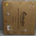 Decorative Metal Garden Fence 24 in H x 10 ft L, Border Fence Panels Animal Barrier for Dogs, No Dig Garden Fencing for Yard Patio Flower Bed Lawn Outdoor 5 Panels + 6 Stakes Black